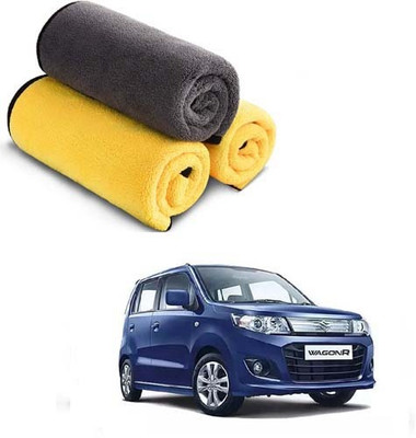 Motopex Microfiber Vehicle Washing  Cloth(Pack Of 3, 600 GSM)