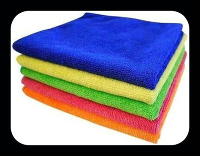 VENTERPRISE Microfiber Vehicle Washing  Cloth(Pack Of 5)