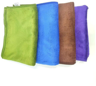 PitraKripa Microfiber Vehicle Washing  Cloth(Pack Of 4, 400 GSM)