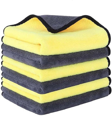 WINKCART Microfiber Vehicle Washing  Cloth(Pack Of 6, 800 GSM)