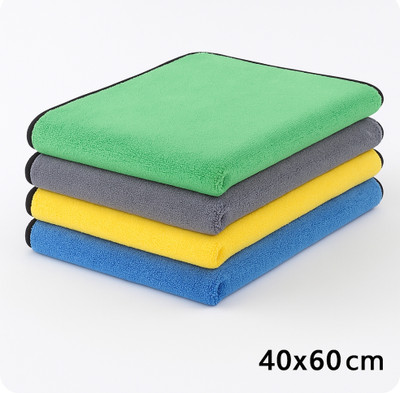 Alerica Microfiber Vehicle Washing  Cloth(Pack Of 4, 600 GSM)
