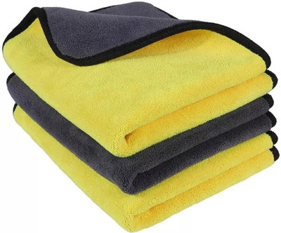 VV International Microfiber Vehicle Washing  Cloth(Pack Of 3, 360 GSM)