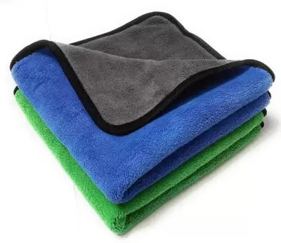 BANISTROKES Microfiber Vehicle Washing  Cloth(Pack Of 2, 800 GSM)