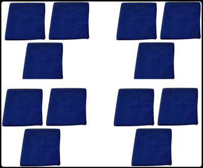 rhih Microfiber Vehicle Washing  Cloth(Pack Of 12)