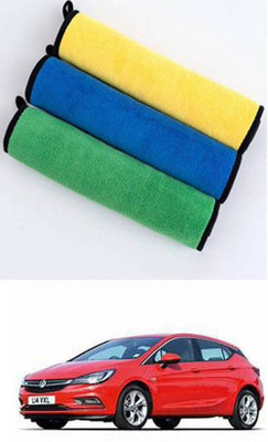 FKOK Microfiber Vehicle Washing  Cloth(Pack Of 3)