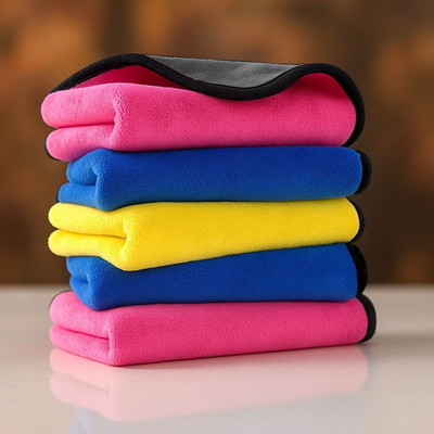 Harsha Microfiber Vehicle Washing  Cloth(Pack Of 5, 500 GSM)