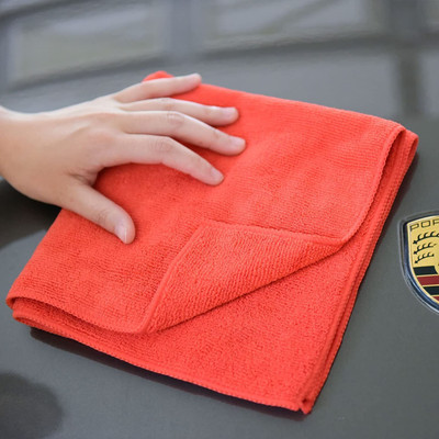 Kyara Care Microfiber Vehicle Washing  Cloth(Pack Of 6, 220 GSM)