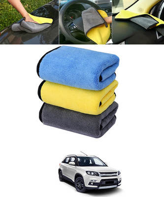 MSNP Microfiber Vehicle Washing  Cloth(Pack Of 3)