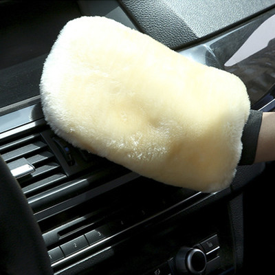 MAYCREATE Wool Vehicle Washing  Washing Mitt Hand Glove(Pack Of 1)