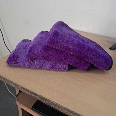 Amcare Microfiber Vehicle Washing  Cloth(Pack Of 3, 600 GSM)