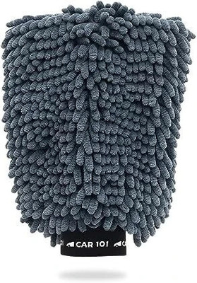 CAR101 Microfiber Vehicle Washing  Washing Mitt Hand Glove(Pack Of 1, 1800 GSM)