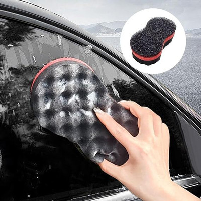CARTMAN Microfiber Vehicle Washing  Sponge(Pack Of 1)