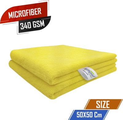 SOFTSPUN Microfiber Vehicle Washing  Cloth(Pack Of 2)