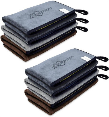 Neodrift Microfiber Vehicle Washing  Cloth(Pack Of 6, 800 GSM)
