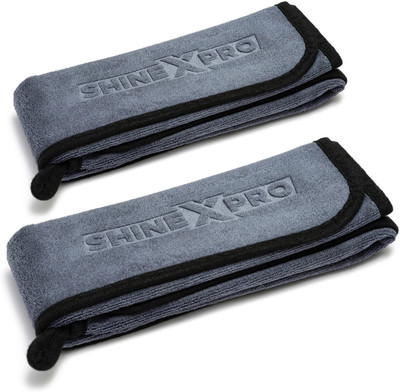 ShineXPro Microfiber Vehicle Washing Cloth(Pack Of 2, 500 GSM)