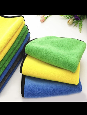 Maria Microfiber Vehicle Washing  Washing Mitt Hand Glove(Pack Of 3, 600 GSM)