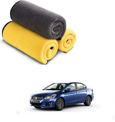 CCE Microfiber Vehicle Washing  Cloth(Pack Of 3, 600 GSM)
