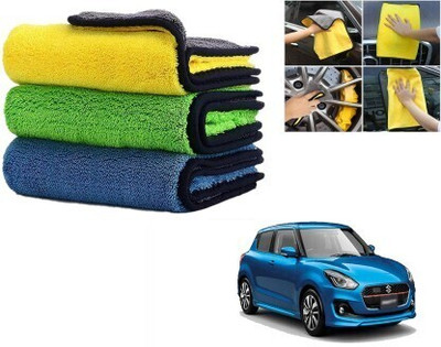 DAANVI Microfiber Vehicle Washing  Cloth(Pack Of 6, 600 GSM)