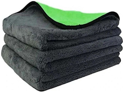 WINKCART Microfiber Vehicle Washing  Cloth(Pack Of 3, 600 GSM)