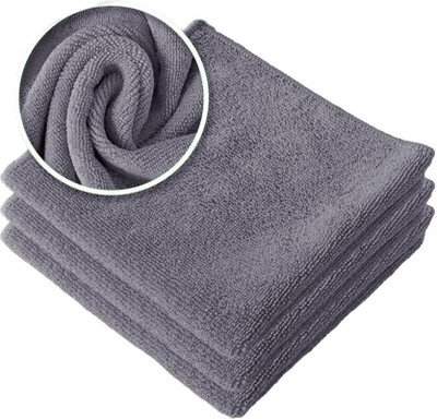 ABlue Clipper Microfiber Vehicle Washing  Cloth(Pack Of 3, 250 GSM)
