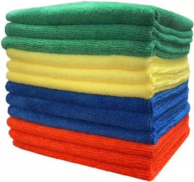 AIRSKY Microfiber Vehicle Washing  Cloth(Pack Of 12)