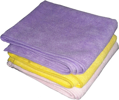 Sheen Microfiber Vehicle Washing  Cloth(Pack Of 3, 350 GSM)