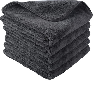MOCKHE Microfiber Vehicle Washing  Cloth(Pack Of 5, 600 GSM)