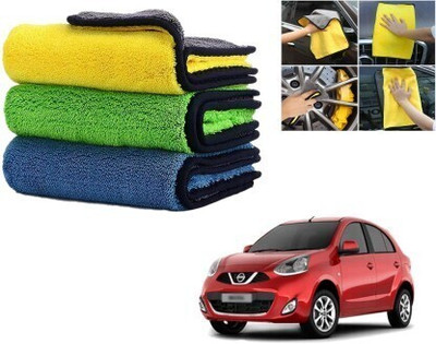 DAANVI Microfiber Vehicle Washing  Cloth(Pack Of 6, 600 GSM)