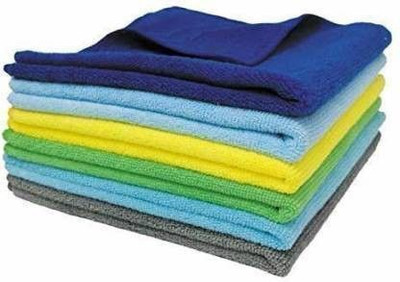Hitvik Microfiber Vehicle Washing  Cloth(Pack Of 6, 300 GSM)