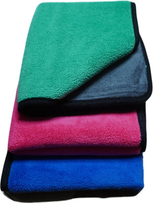 Amonest Microfiber Vehicle Washing  Cloth(Pack Of 3, 800 GSM)