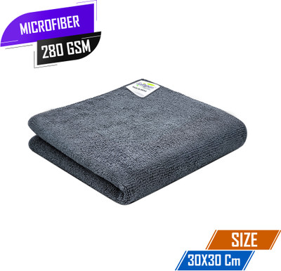 SOFTSPUN Microfiber Vehicle Washing  Cloth(Pack Of 1, 280 GSM)