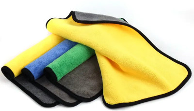 HASTEN Microfiber Vehicle Washing  Cloth(Pack Of 2, 800 GSM)