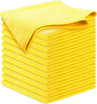Clivemont Fabric, Microfiber Vehicle Washing  Cloth(Pack Of 12)