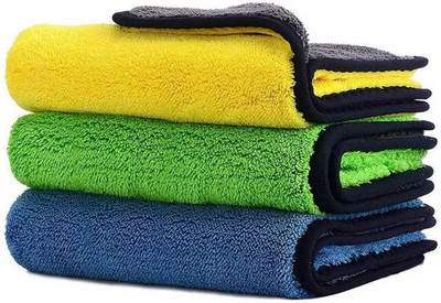 GSMR Microfiber Vehicle Washing  Duster(Pack Of 3, 500 GSM)