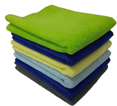 Kyara Care Microfiber Vehicle Washing  Cloth(Pack Of 6)