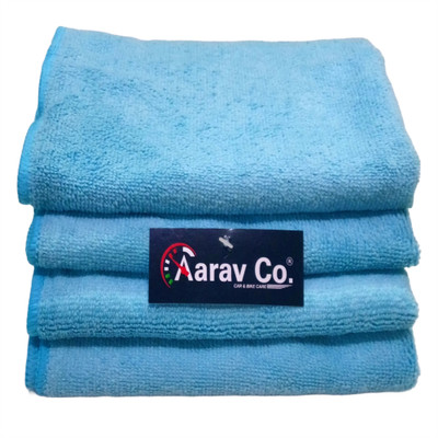 AARAV CO. Microfiber Vehicle Washing  Cloth(Pack Of 4, 300 GSM)