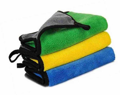 DriveXpert Microfiber Vehicle Washing  Cloth(Pack Of 6, 600 GSM)