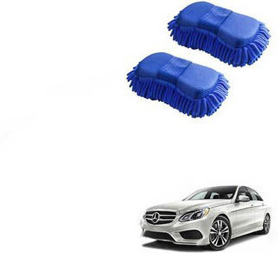 FKOK Microfiber Vehicle Washing  Sponge(Pack Of 2)