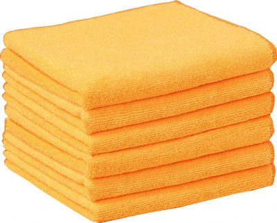 Sheen Microfiber Vehicle Washing  Cloth(Pack Of 6, 300 GSM)
