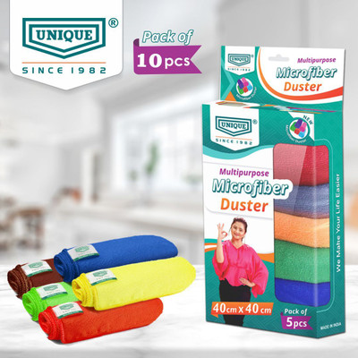 UNIQUE Microfiber Vehicle Washing  Cloth(Pack Of 10)