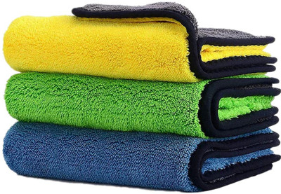 PriAn Auto Microfiber Vehicle Washing  Duster(Pack Of 3, 500 GSM)