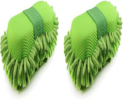 Daily Fest Microfiber Vehicle Washing  Sponge(Pack Of 2)