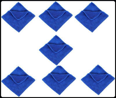 VENTERPRISE Microfiber Vehicle Washing  Cloth(Pack Of 7)