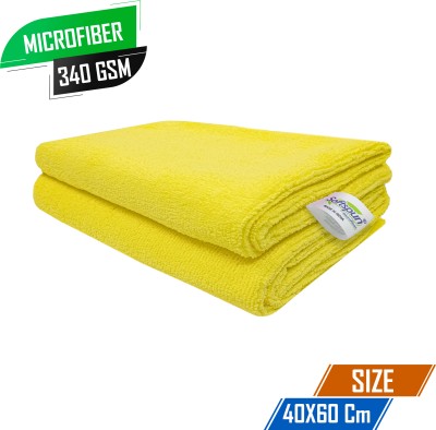 SOFTSPUN Microfiber Vehicle Washing  Cloth(Pack Of 2)