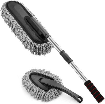 HOFAEL Microfiber Vehicle Washing  Duster(Pack Of 2, 800 GSM)