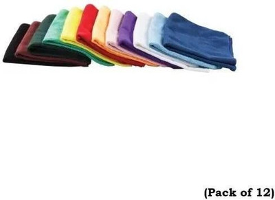 Hitvik Microfiber Vehicle Washing  Cloth(Pack Of 12, 300 GSM)