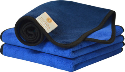 MUSHIES Microfiber Vehicle Washing  Cloth(Pack Of 3, 800 GSM)