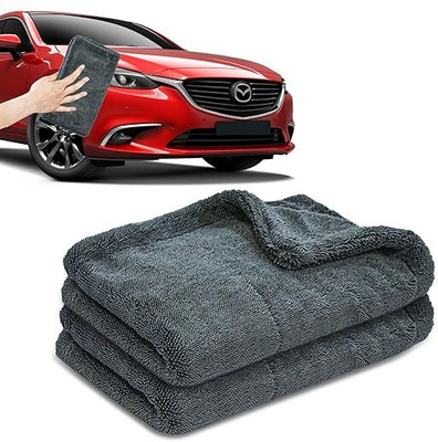 Lozenge Fabric Vehicle Washing  Cloth(Pack Of 1)