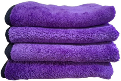 Amcare Microfiber Vehicle Washing  Cloth(Pack Of 4, 600 GSM)