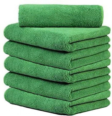 Sheen Microfiber Vehicle Washing  Cloth(Pack Of 6, 300 GSM)